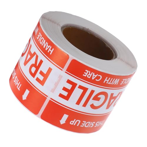 Alipis Warnaufkleber Zerbrechlich Rot Versandetiketten Hochklebend Sichtbar Für Verpackung Versand Lagerlogistik Vorsicht Handle With Care Alipis Warnaufkleber Zerbrechlich Rot Versandetiketten Hochklebend Sichtbar Für Verpackung Versand Lagerlogistik Vorsicht Handle With Care von Alipis