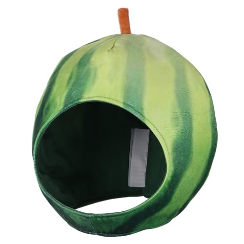 Alipis Wassermelonen Kopfbedeckung für Karneval und Mottopartys Lustiger Partyhut für Erwachsene Bequem und Langlebig für Cosplay und Festliche Anlässe von Alipis