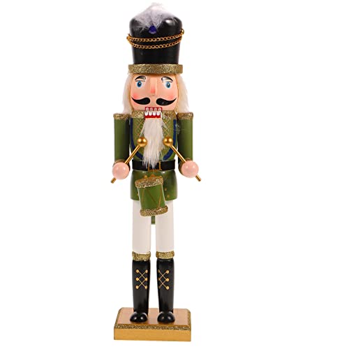 Alipis Weihnachtliche Holzfigur Nutcracker Grün Weiß Klassische Deko Handbemalt Robustes Holz Festliche Tischdekoration für Zuhause und Weihnachtsfeier Alipis Weihnachtliche Holzfigur Nutcracker Grün Weiß Klassische Deko Handbemalt Robustes Holz Festliche Tischdekoration für Zuhause und Weihnachtsfeier von Alipis