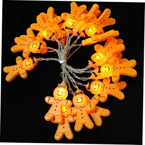 Alipis Weihnachtliche LED Lichterkette Warmweiße Leds Lebkuchenmann Form Batteriebetrieben Dekorative Weihnachtsbeleuchtung für Kinderzimmer Einfache Installation Stimmungsvolle Partydeko Alipis Weihnachtliche LED Lichterkette Warmweiße Leds Lebkuchenmann Form Batteriebetrieben Dekorative Weihnachtsbeleuchtung für Kinderzimmer Einfache Installation Stimmungsvolle Partydeko von Alipis