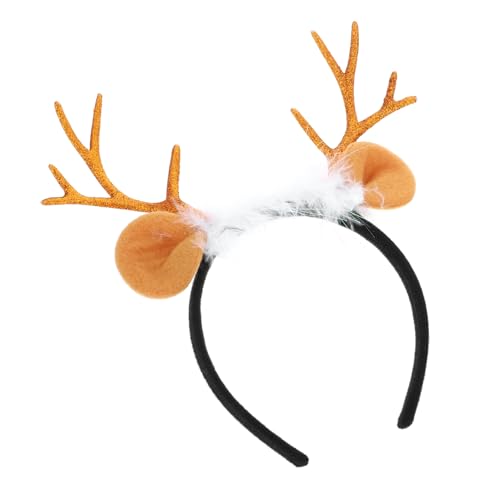 Alipis Weihnachtlicher Haarreif Rentiergeweih Design Festival Kopfschmuck für Weihnachten Karneval Party Cosplay Bequem und Langlebig Geeignet für Erwachsene von Alipis