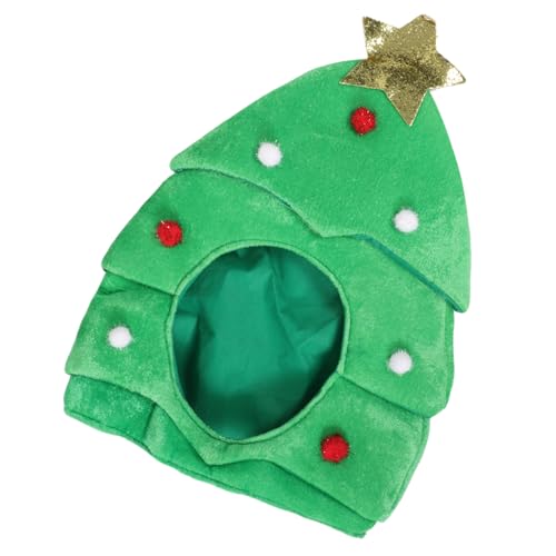 Alipis Verrückte Weihnachtsmütze Neuartige Weihnachtsbaummütze Für Erwachsene Weiches Plüschmaterial Für Feiertagspartys Und Weihnachtsveranstaltungen von Alipis
