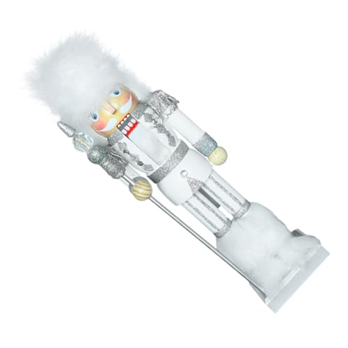 Alipis Weißer Holz Weihnachtsdekoration Handgefertigte Nutcracker Figur für Festliches Zuhause Kreative Holzfigur als Xmas und Tischschmuck Alipis Weißer Holz Weihnachtsdekoration Handgefertigte Nutcracker Figur für Festliches Zuhause Kreative Holzfigur als Xmas und Tischschmuck von Alipis