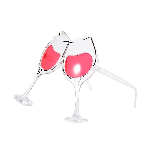 Alipis Witzige Sonnenbrille Im Weinglas Design Ideal Für Partys Clubs Und Lustige Anlässe Spaßige Accessoires Für Erwachsene Und von Alipis