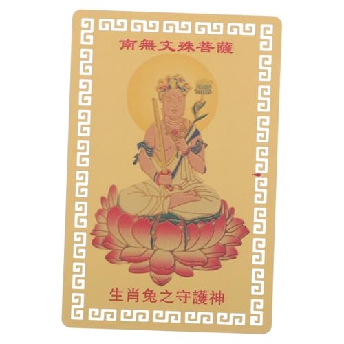 Alipis Zodiac Karte aus Legierung Chinesische Neujahrsdekoration Tragbare Glückskarte Hase Stilvolles Tischdekor für Zuhause Büro zum Frühlingsfest Alipis Zodiac Karte aus Legierung Chinesische Neujahrsdekoration Tragbare Glückskarte Hase Stilvolles Tischdekor für Zuhause Büro zum Frühlingsfest von Alipis