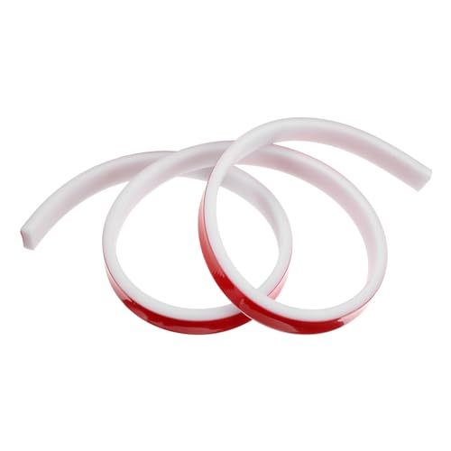 Alipis viertelrunde Zierleiste wandverkleidung weißes klebeband küchendekoration Klebeband für Dekoration Weiche Wanddekoration Spiegelband für die Wand Wasserhaltestreifen tpe von Alipis
