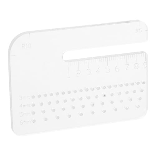 Multifunktionale Hole Punch Plate für Präzise Stanzhilfe für Diy Projekte Langlebiges Werkzeug zur Einfachen Bearbeitung von Rundungen Transparentes Design Multifunktionale Hole Punch Plate für Präzise Stanzhilfe für Diy Projekte Langlebiges Werkzeug zur Einfachen Bearbeitung von Rundungen Transparentes Design von Alipis