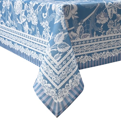 Alishomtll Quadratische Tischdecke, wasserdicht, Frühlingstischdecke, quadratischer Tisch, knitterfrei, waschbar, florale Tischdecke, strapazierfähig, für Innen- und Außenbereich, Tischdekoration, Alishomtll Quadratische Tischdecke, wasserdicht, Frühlingstischdecke, quadratischer Tisch, knitterfrei, waschbar, florale Tischdecke, strapazierfähig, für Innen- und Außenbereich, Tischdekoration, von Alishomtll