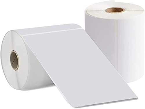 2 Rolls 4" x 6" (100mm×150 mm) Direkte Thermische Versandetiketten Klebeetiketten für Postanschriften ​Versandetikette (250 Blatt/Rolls) von Alitamei