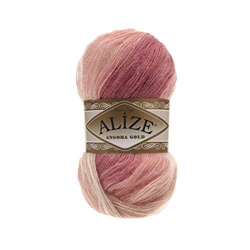 5x100g ALIZE Angora Gold Batik Türkische Wolle fantastischer Farbverlauf Mohair #5652 5x100g ALIZE Angora Gold Batik Türkische Wolle fantastischer Farbverlauf Mohair #5652 von Alize