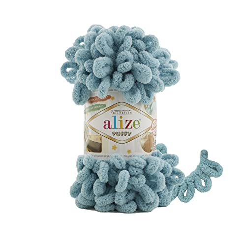 Alize Puffy Baby Big Loop Deckengarn, 100 % Micropolyester, weiches Garn, 400 g, 414 Alize Puffy Baby Big Loop Deckengarn, 100 % Micropolyester, weiches Garn, 400 g, 414 von Alize
