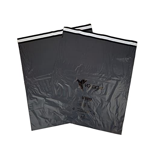 Voyager Versandtaschen, Grau, 30% Regran, 525 mm x 600 mm + 40 mm Lippe, mit Dauerwellenstreifen, 500 Stück von All Pack