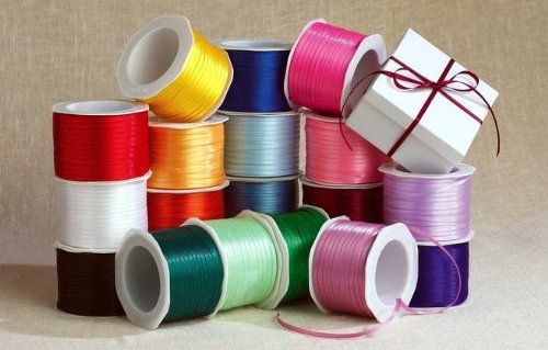 1/8x100 yds Satin ribbon- black by All the Makings 1/8x100 yds Satin ribbon- black by All the Makings von All the Makings