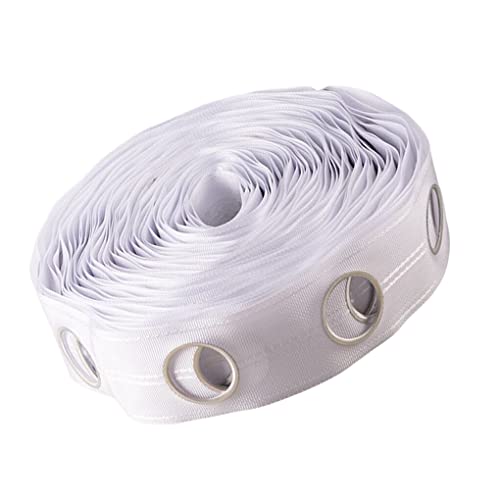 Allayu 5/10M Ösenvorhangbandtülle 42mm Kunststoffringkopf Nähen Silber Vorhänge Jalousien Gürtel Gute Nähte Heimbedarf, 5M Allayu 5/10M Ösenvorhangbandtülle 42mm Kunststoffringkopf Nähen Silber Vorhänge Jalousien Gürtel Gute Nähte Heimbedarf, 5M von Allayu