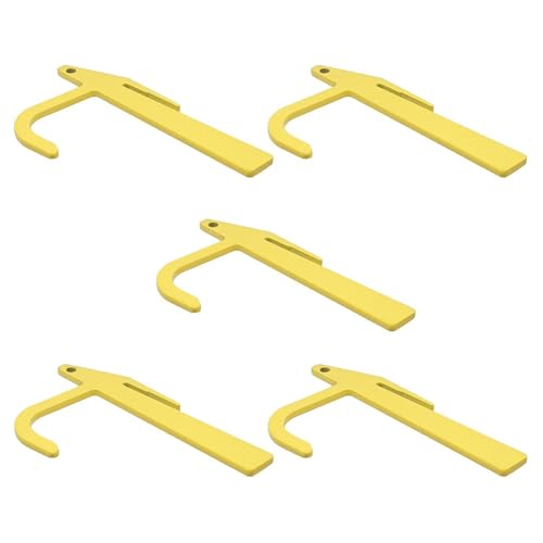 Allayu 5 Stück, Kettenzaun Bananenklammern aus Metall, Spanner, Maschendrahtzaun Werkzeuge, ist robust und langlebig, geeignet für Zuhause, Hof, Allayu 5 Stück, Kettenzaun Bananenklammern aus Metall, Spanner, Maschendrahtzaun Werkzeuge, ist robust und langlebig, geeignet für Zuhause, Hof, von Allayu