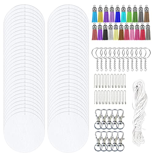 Allazone 120 Stück Sublimations Blätter, 60 Stück Runden DIY Sublimation Blanko Filz Blätter, Quaste für Den Heimgebrauch und Dekoration Im Auto Allazone 120 Stück Sublimations Blätter, 60 Stück Runden DIY Sublimation Blanko Filz Blätter, Quaste für Den Heimgebrauch und Dekoration Im Auto von Allazone