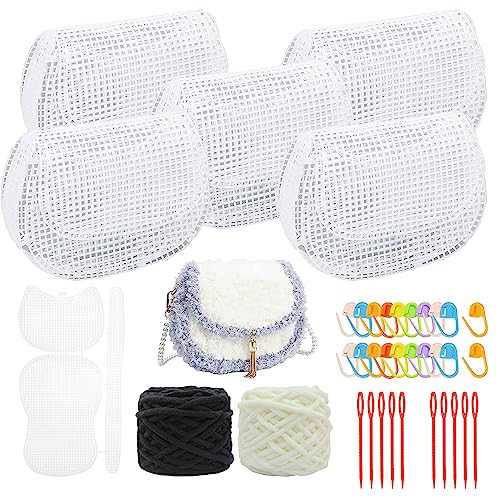 Allazone 37 Stück Kunststoff Mesh Canvas Sheets Plastic Canvas Sheets Tasche Taschenboden Häkeltaschen Zubehör Gewebte Taschen für Basteln Zum Häkeln Tasche Taschenboden Allazone 37 Stück Kunststoff Mesh Canvas Sheets Plastic Canvas Sheets Tasche Taschenboden Häkeltaschen Zubehör Gewebte Taschen für Basteln Zum Häkeln Tasche Taschenboden von Allazone