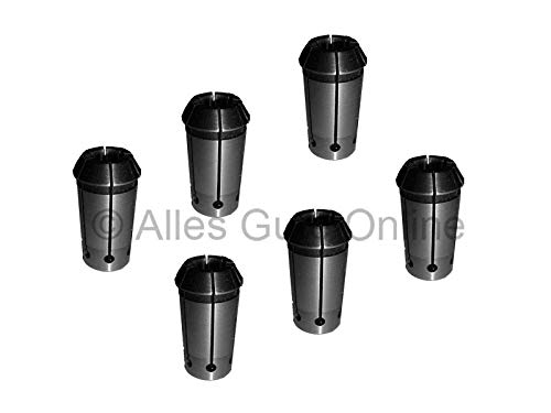 10 x Spannzange für KRESS/Isel / AW Fräsmotoren (OZ8A 401E) d=1,0-10,0mm in 1,0mm Schritt - Kress Spannzange von Alles Gute Online