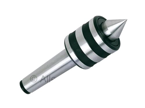 Mitlaufende Präzisions Zentrierspitze/Körnerspitze MK2 -Mittelast- (für mittlere Radiallasten), 3-fach kugelgelagert, D412 von toauo