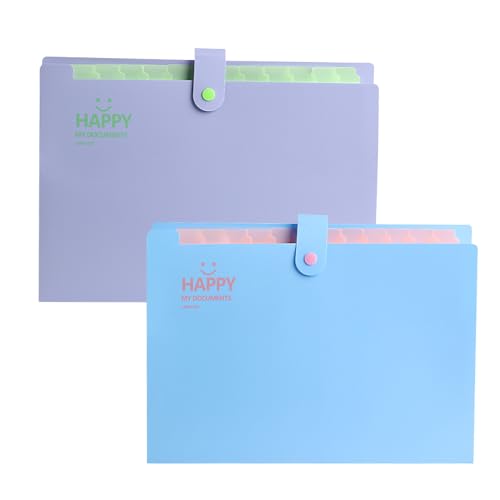 2 Stück Fächermappe A4, Postmappe Ordnungsmappe A4, Mappe Mit Fächern, Dokumentenmappe Mit Etiketten, Document Organizer für Zuhause, Büro, Schule Und Auf Reisen 2 Stück Fächermappe A4, Postmappe Ordnungsmappe A4, Mappe Mit Fächern, Dokumentenmappe Mit Etiketten, Document Organizer für Zuhause, Büro, Schule Und Auf Reisen von Alleshelfer