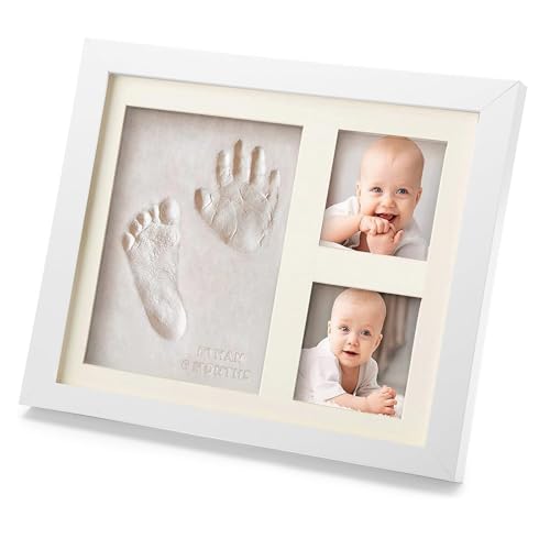 Handabdruck und Fußabdruck Set, Andenken Foto gerahmte Bilder für Geschenke, Meilenstein Geschenk Erinnerungs-Bilderrahmen, 3D Fußabdruck Gipsabdruck Set, Gipsabdruck Set Handabdruck und Fußabdruck Set, Andenken Foto gerahmte Bilder für Geschenke, Meilenstein Geschenk Erinnerungs-Bilderrahmen, 3D Fußabdruck Gipsabdruck Set, Gipsabdruck Set von Alleshelfer