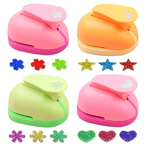 Motivstanzer Set, 4 Stück Papierstanzer Set, Motivlocher Ausstanzer Stanzer Set, Papier Ausstanzer Motivlocher, Herz Kirschblüte für Papier DIY Scrapbook Fotoalbum Handwerk Motivstanzer Set, 4 Stück Papierstanzer Set, Motivlocher Ausstanzer Stanzer Set, Papier Ausstanzer Motivlocher, Herz Kirschblüte für Papier DIY Scrapbook Fotoalbum Handwerk von Alleshelfer
