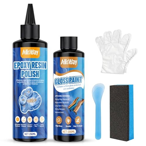 AllisWay Polierpaste epoxidharz, Epoxidharz Politur, Epoxidharz Schleifen Und Polieren, Poliermittel für EPoxidharz, Acryl und Andere Materialien, Enthält Polierpaste Glanzfarbe und Passende Werkzeuge AllisWay Polierpaste epoxidharz, Epoxidharz Politur, Epoxidharz Schleifen Und Polieren, Poliermittel für EPoxidharz, Acryl und Andere Materialien, Enthält Polierpaste Glanzfarbe und Passende Werkzeuge von AllisWay