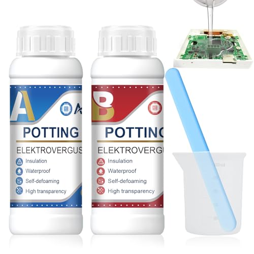Allisway Elektrovergussmasse 1:1, 200g A+B Gießharz Elektro, Vergussmasse für Abzweigdosen, Anwendbar Auf Leiterplatten, PCB-Substrate Kabelmuffen, Isolierung und Wasserdichtigkeit, Hohe Transparenz Allisway Elektrovergussmasse 1:1, 200g A+B Gießharz Elektro, Vergussmasse für Abzweigdosen, Anwendbar Auf Leiterplatten, PCB-Substrate Kabelmuffen, Isolierung und Wasserdichtigkeit, Hohe Transparenz von AllisWay