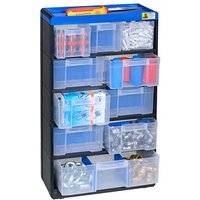 Allit VarioPlus Kleinteilemagazin schwarz, blau 30,0 x 13,5 x 52,5 cm Allit VarioPlus Kleinteilemagazin schwarz, blau 30,0 x 13,5 x 52,5 cm von Allit