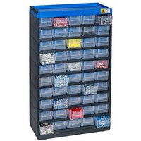 Allit VarioPlus Kleinteilemagazin schwarz, blau 30,0 x 13,5 x 52,5 cm von Allit