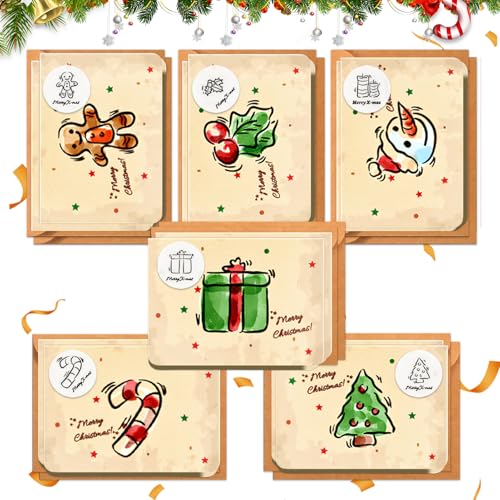 Allony Weihnachtskarten Mini, Karten Weihnachten, Weihnachtspostkarten, Weihnachtskarten mit Umschlag Set, Weihnachts-Klappkarten, Beste Weihnachtswünsche für Familie und Freunde -12 Stück Allony Weihnachtskarten Mini, Karten Weihnachten, Weihnachtspostkarten, Weihnachtskarten mit Umschlag Set, Weihnachts-Klappkarten, Beste Weihnachtswünsche für Familie und Freunde -12 Stück von Allony