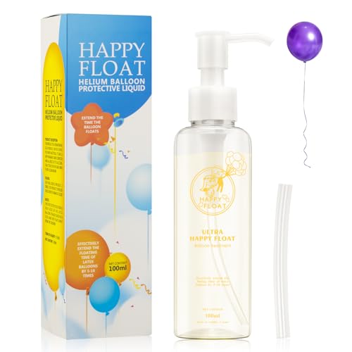 Allony Float Magic Treatment für Helium-Latexballons, 100 ml, Erhöhen Sie die Schwebezeit von Luftballons, hohe Effizienz und Langlebigkeit, geeignet für Geburtstagsfeiern, Hochzeitsfeiern Allony Float Magic Treatment für Helium-Latexballons, 100 ml, Erhöhen Sie die Schwebezeit von Luftballons, hohe Effizienz und Langlebigkeit, geeignet für Geburtstagsfeiern, Hochzeitsfeiern von Allony