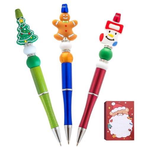 Allony Weihnachts Kugelschreiber, Kugelschreiber, Kugelschreiber Weihnachten mit Haftnotizen für Büro, Schule, Klasse, den Täglichen Gebrauch, 3 Stück Allony Weihnachts Kugelschreiber, Kugelschreiber, Kugelschreiber Weihnachten mit Haftnotizen für Büro, Schule, Klasse, den Täglichen Gebrauch, 3 Stück von Allony