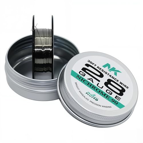 Nichrome 90 Draht (Ni90, 28 GA, 9 m) von AlloyPlan