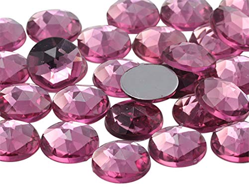 11 mm Rose Lite. RS72 Flache Rückseite Acryl, rund Jewels Hohe Qualität Pro Grade – 75 Stück 11 mm Rose Lite. RS72 Flache Rückseite Acryl, rund Jewels Hohe Qualität Pro Grade – 75 Stück von Allstarco