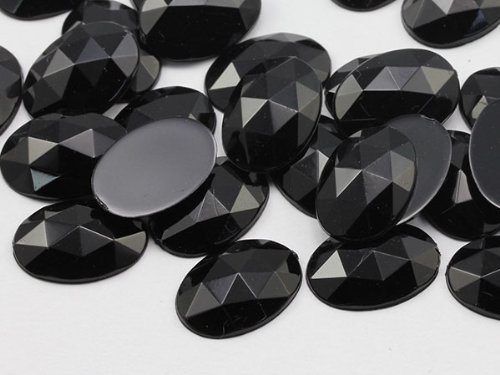Allstarco 14x10mm Jet Black .JT Flat Back Oval Acrylic Rhinestones Tiny Face Gems Body Jewels Card Making Embelishments - 45 Pieces Allstarco 14x10mm Jet Black .JT Flat Back Oval Acrylic Rhinestones Tiny Face Gems Body Jewels Card Making Embelishments - 45 Pieces von Allstarco