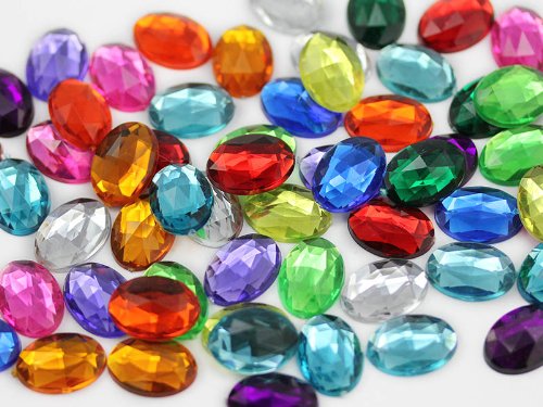 18 x 13 mm/Oval, Jewels, 100 Stück von Allstarco
