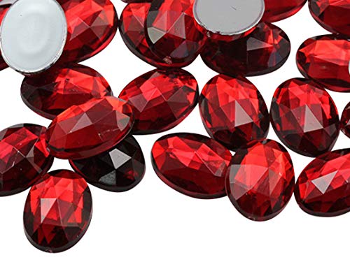 18 x 13 mm Rot Ruby. TM Oval Flache Rückseite Acryl Jewels hochwertigem Pro Grade – 35 Stück 18 x 13 mm Rot Ruby. TM Oval Flache Rückseite Acryl Jewels hochwertigem Pro Grade – 35 Stück von Allstarco