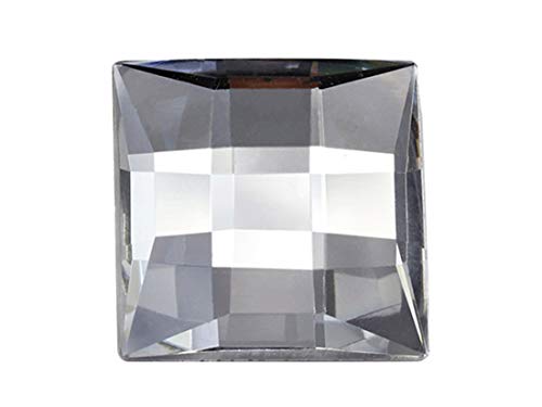 30 mm Crystal, klar H102 Große flache Rückseite Acryl Quadratisch Gems Hohe Qualität Pro Grade, einzeln verpackt, 4 Stück von Allstarco