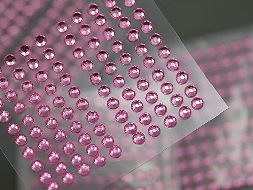 3mm SS12 Rosa Selbstklebende Acryl-Strasssteine Plastik Gesicht Edelsteine Aufklebbar Körperjuwelen Für DIY Karten und Einladungen Bastelarbeiten Bling Sticker - 5 Blätter - 500 Stück 3mm SS12 Rosa Selbstklebende Acryl-Strasssteine Plastik Gesicht Edelsteine Aufklebbar Körperjuwelen Für DIY Karten und Einladungen Bastelarbeiten Bling Sticker - 5 Blätter - 500 Stück von Allstarco