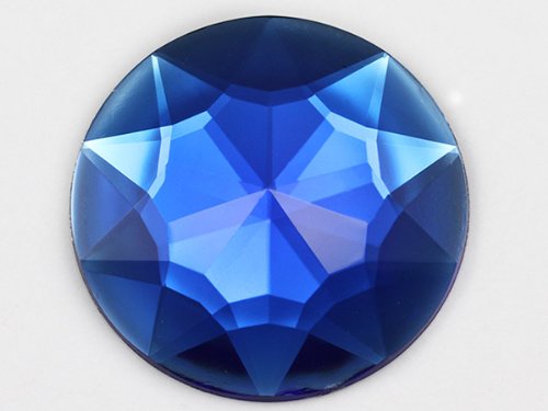 50 mm blauer Saphir H104 flache Rückseite runde Acrylsteine hochwertig einzeln verpackt – 4 Stück 50 mm blauer Saphir H104 flache Rückseite runde Acrylsteine hochwertig einzeln verpackt – 4 Stück von Allstarco