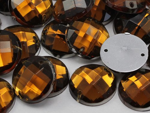 Allstarco 14 mm Brauner Rauchquarz CH25 Flachrücken Aufnähbare Runde Perlen Acryl Strass Nähplastik Edelsteine mit Löchern für Schmuck, Kleidung, Kleidungsverzierungen, Schuhe, Basteln 50 Stück Allstarco 14 mm Brauner Rauchquarz CH25 Flachrücken Aufnähbare Runde Perlen Acryl Strass Nähplastik Edelsteine mit Löchern für Schmuck, Kleidung, Kleidungsverzierungen, Schuhe, Basteln 50 Stück von Allstarco