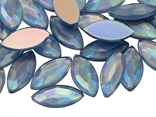 Allstarco 15 x 7 mm, blauer Saphir-Lite-AB-Navette, flache Rückseite, Acryl-Strasssteine, Marquise-Edelsteine zum Basteln, Pferdeaugen-Kostümverzierungen, Kartenherstellung, Schmuckherstellung, Cosplay-Schmuck, 40 Stück Allstarco 15 x 7 mm, blauer Saphir-Lite-AB-Navette, flache Rückseite, Acryl-Strasssteine, Marquise-Edelsteine zum Basteln, Pferdeaugen-Kostümverzierungen, Kartenherstellung, Schmuckherstellung, Cosplay-Schmuck, 40 Stück von Allstarco