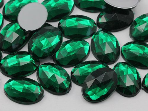 Allstarco 18x13mm Green Emerald .MD Flat Back Oval Acrylic Rhinestones Plastic Costume Gems Cosplay Embelishments Decorations - 35 Pieces Allstarco 18x13mm Green Emerald .MD Flat Back Oval Acrylic Rhinestones Plastic Costume Gems Cosplay Embelishments Decorations - 35 Pieces von Allstarco