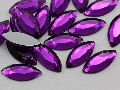 Allstarco 20x9mm Amethyst A06 Navette Flat Back Acrylic Rhinestones Marquise Gems for Crafts Horse Eye Costume Embelishments Card Making Jewels Jewelry Making Cosplay Jewels - 25 Pieces Allstarco 20x9mm Amethyst A06 Navette Flat Back Acrylic Rhinestones Marquise Gems for Crafts Horse Eye Costume Embelishments Card Making Jewels Jewelry Making Cosplay Jewels - 25 Pieces von Allstarco