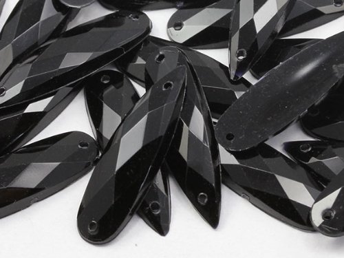 Allstarco 28x8mm Jet Schwarz CH37 Flache Rückseite Tropfenform-Nähperlen aus Kunststoff-Acrylstrasssteinen für Handwerk, mit Löchern zum Nähen, Bekleidungszierde, Kostüm-Cosplays - 30 Stück Allstarco 28x8mm Jet Schwarz CH37 Flache Rückseite Tropfenform-Nähperlen aus Kunststoff-Acrylstrasssteinen für Handwerk, mit Löchern zum Nähen, Bekleidungszierde, Kostüm-Cosplays - 30 Stück von Allstarco