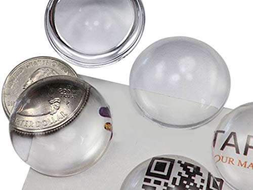 Allstarco 30 mm runde klare Vergrößerungs-Acryl-Cabochons, Kunststoff-Edelsteine für Schmuckherstellung, DIY-Ohrringe, Anhänger, einzeln verpackt – 6 Stück Allstarco 30 mm runde klare Vergrößerungs-Acryl-Cabochons, Kunststoff-Edelsteine für Schmuckherstellung, DIY-Ohrringe, Anhänger, einzeln verpackt – 6 Stück von Allstarco