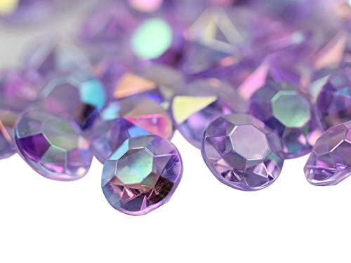 Allstarco 600 Stück 9 mm lila lila AB Karat Acryl Diamant Konfetti AB-Beschichtung für Tischstreuung Hochzeitsdekorationen Vasenfüller Allstarco 600 Stück 9 mm lila lila AB Karat Acryl Diamant Konfetti AB-Beschichtung für Tischstreuung Hochzeitsdekorationen Vasenfüller von Allstarco