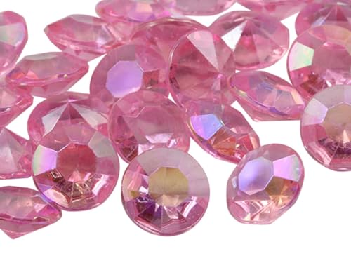 Allstarco Acryl-Konfetti, 20 mm, Rosa, 25 Karat, Acryl-Konfetti, AB-Beschichtung für Tischstreuung, Hochzeitsdekorationen, Vasenfüller, 50 Stück Allstarco Acryl-Konfetti, 20 mm, Rosa, 25 Karat, Acryl-Konfetti, AB-Beschichtung für Tischstreuung, Hochzeitsdekorationen, Vasenfüller, 50 Stück von Allstarco