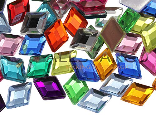 Allstarco Acryl-Strasssteine mit flacher Rückseite, 10 x 7 mm, verschiedene Farben, für Schmuckherstellung, Kostüm, Schmuck, Cosplay, Verzierungen – 300 Stück Allstarco Acryl-Strasssteine mit flacher Rückseite, 10 x 7 mm, verschiedene Farben, für Schmuckherstellung, Kostüm, Schmuck, Cosplay, Verzierungen – 300 Stück von Allstarco